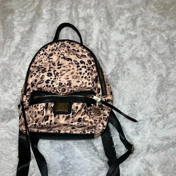 Juicy Couture Cheetah Print / Leopard Small Backpack Purse - Picture 1 of 5
